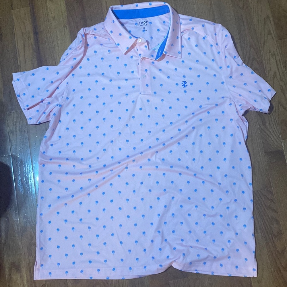 Mens large Izod golf shirt